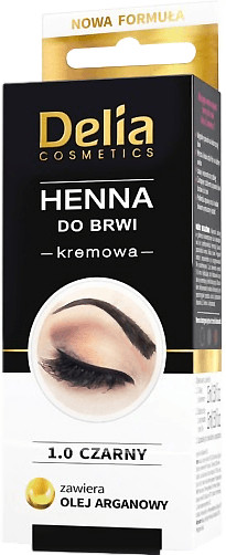 Delia Cosmetics Eyebrow color cream black