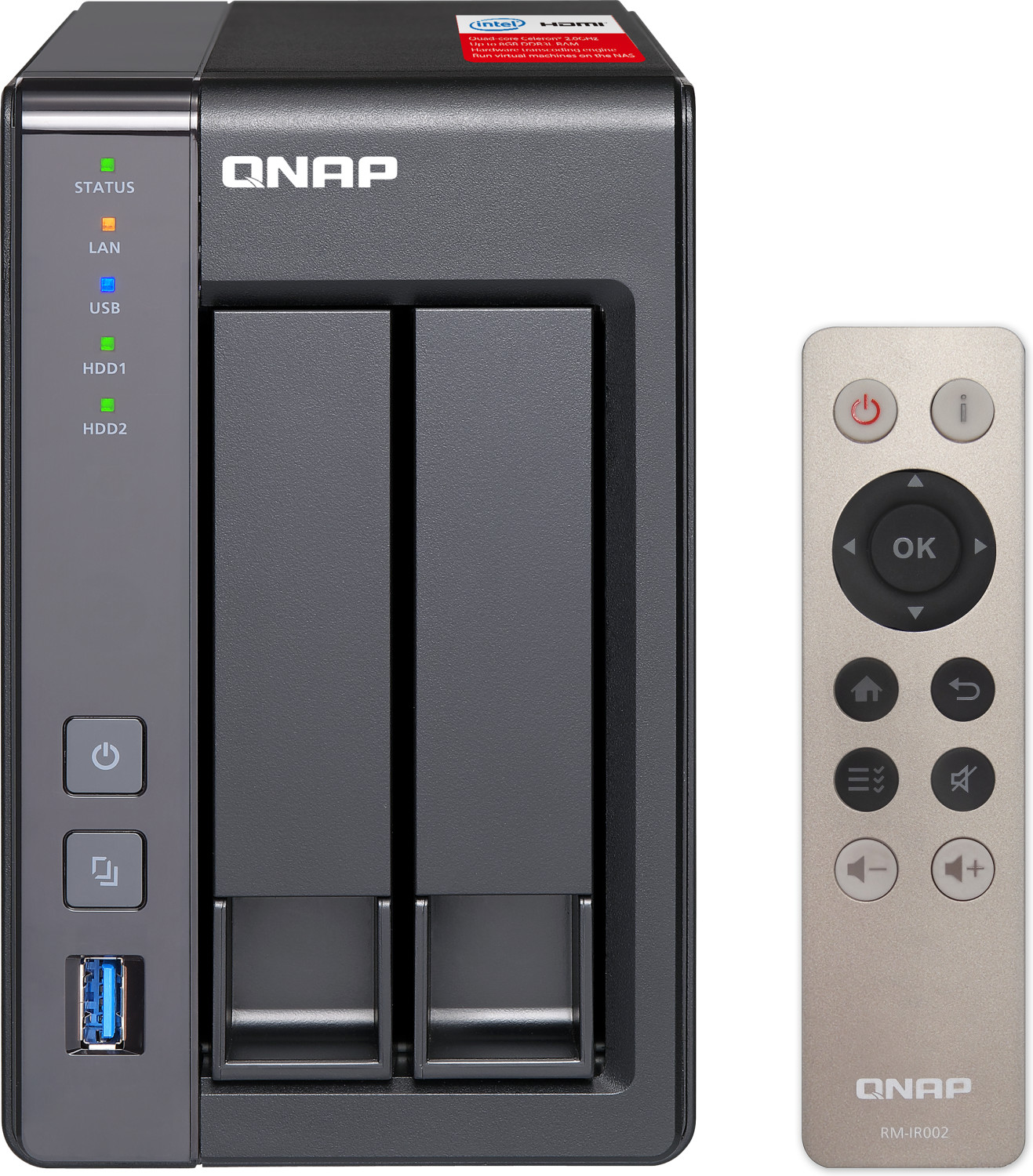 QNAP TS-251+ (8Go) 20To