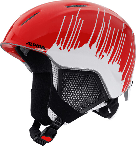 Casque ALPINA Carat LX – Enfant – Rigide, Léger – Coussinets Oreilles Perforés – Doublure Lavable – Protection Hiver