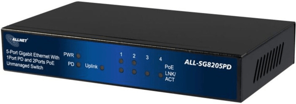 Allnet 5-Port Gigabit Switch (ALL-SG8205PD)