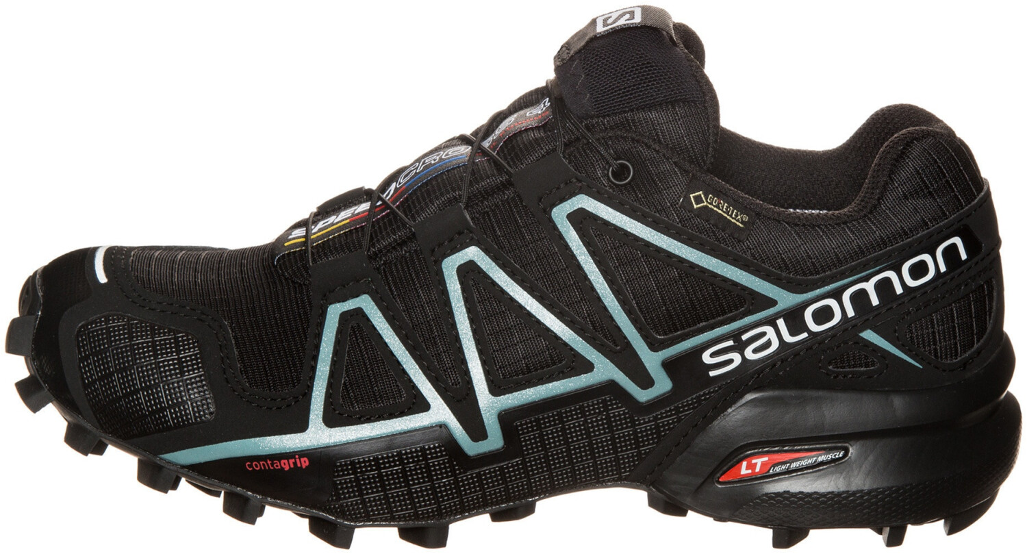 Salomon Speedcross 4 GTX W black black metallic bubble blue ab 99 01 Preisvergleich bei idealo
