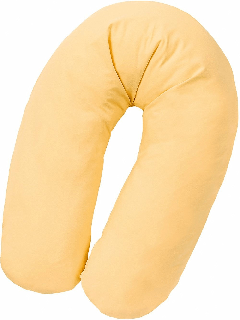 Julius Zöllner Coussin d'allaitement uni 190 cm jaune