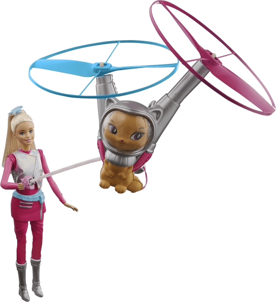 Barbie Princesse et chat volant (DWD24)