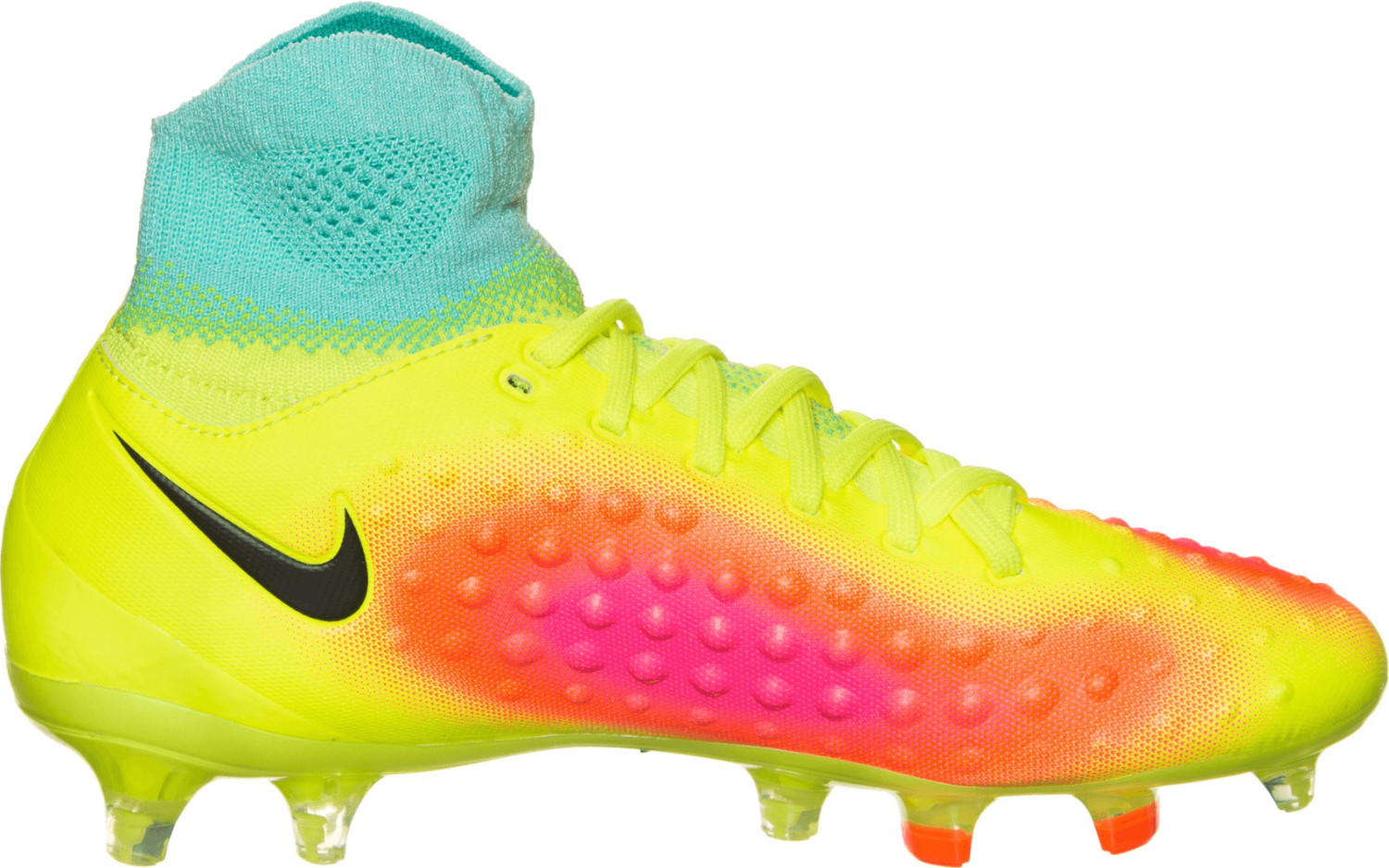 nike magista obra 2 volt black total orange pink blast
