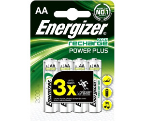 Accu rechargeable Energizer AA - HR6 - Blister de 4 accus sur