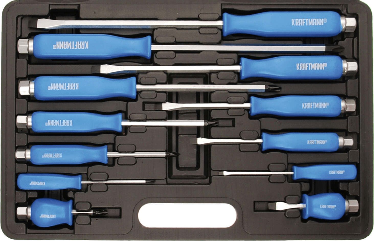 Kraftmann Jeu de 12 tournevis