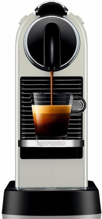 Nespresso DeLonghi Citiz EN 167CW-Cafetera de cápsulas, 19 bares, apagado  automático, intuitiva, elegante diseño, color