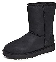 Womens short black store uggs