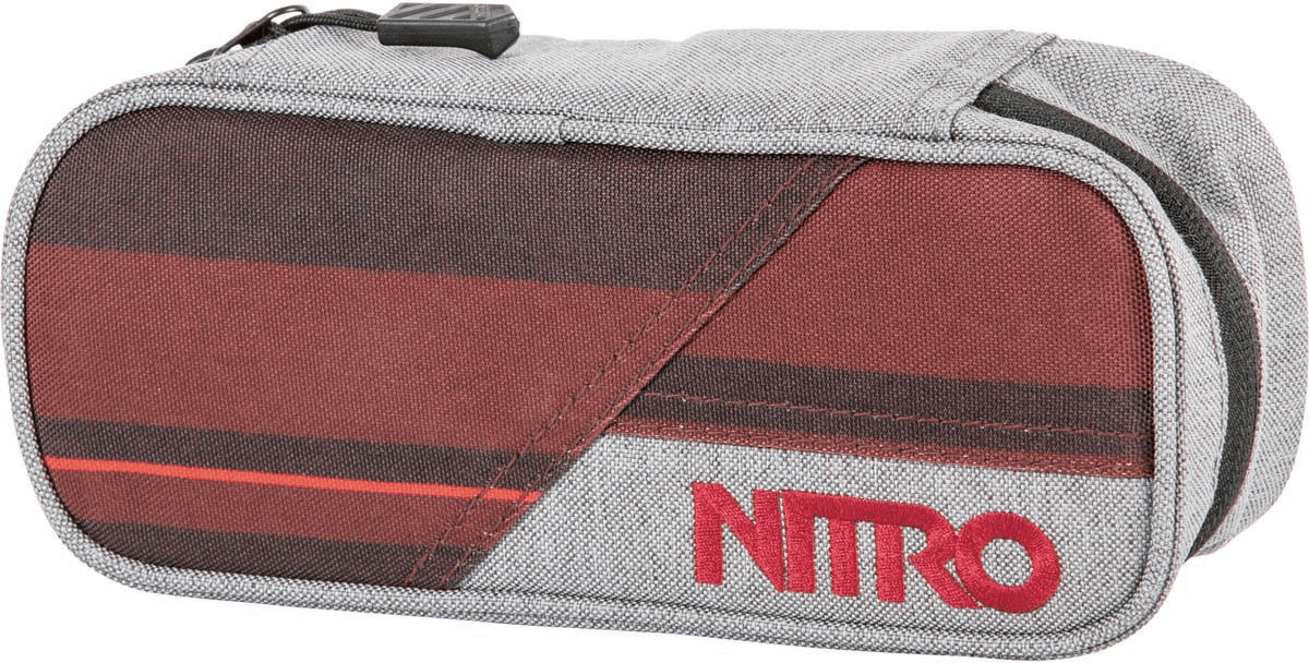 Nitro Pencil Case red stripes