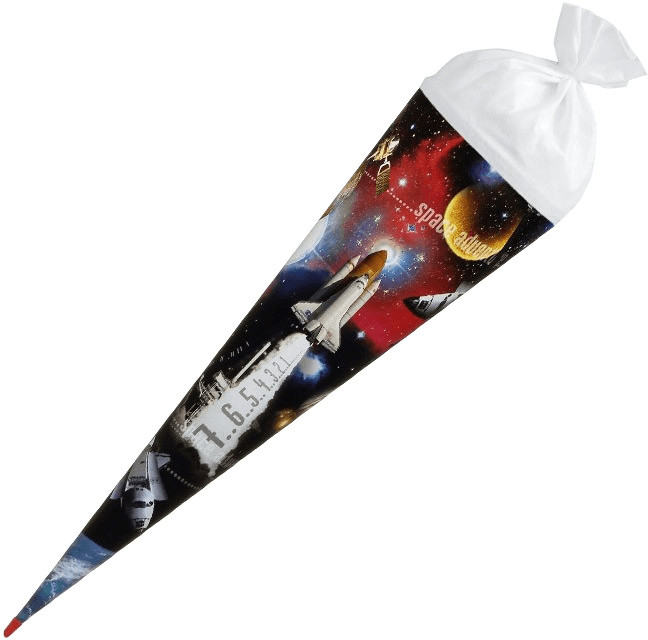 Schultüte Astronauta Spazio - Cono Zucchero Con Luce LED, Per Primo Giorno Di Scuola - Foto 5