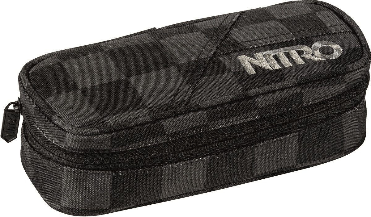 Nitro Pencil Case black checker