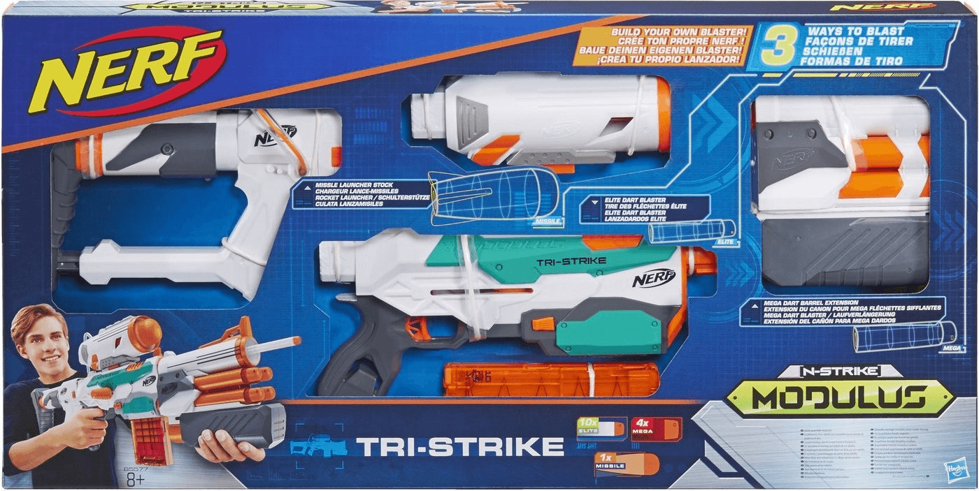 Nerf N-Strike Elite - Modulus Tri-Strike Blaster (B5577)
