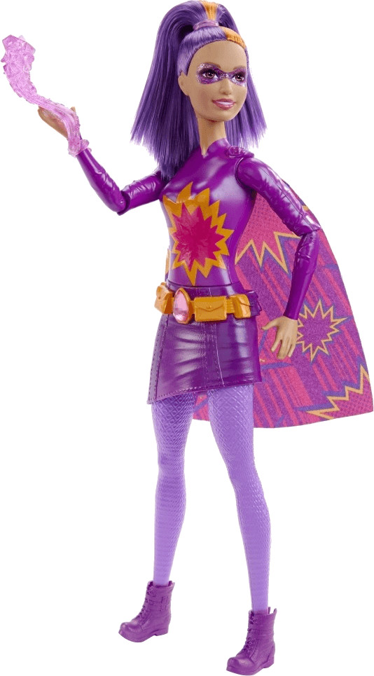 Barbie Princess Power Hero Fashion Doll - Purple