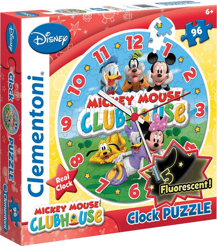 Clementoni Mickey Mouse Club House Clock Puzzle