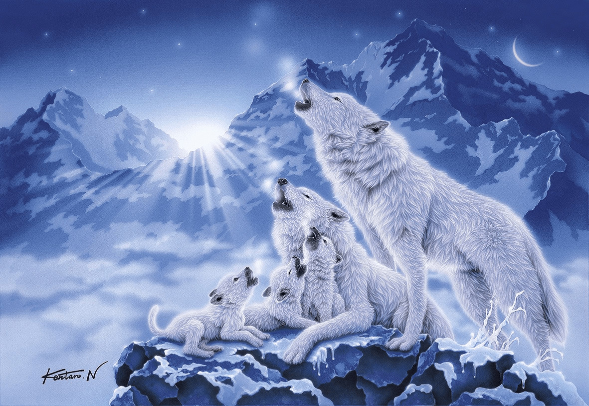 Clementoni Family of wolves (39280)