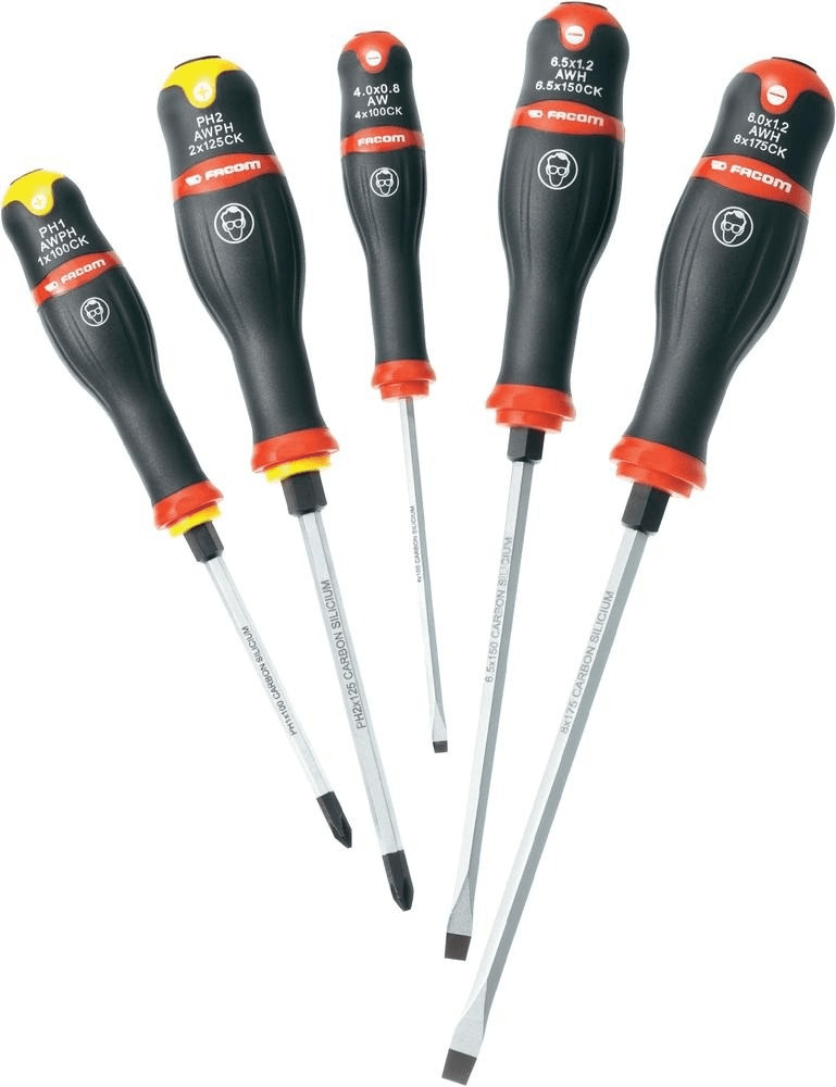 Facom Jeu de 5 tournevis Protwist Shock