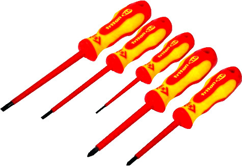 C.K Tools Jeu de 5 tournevis Triton