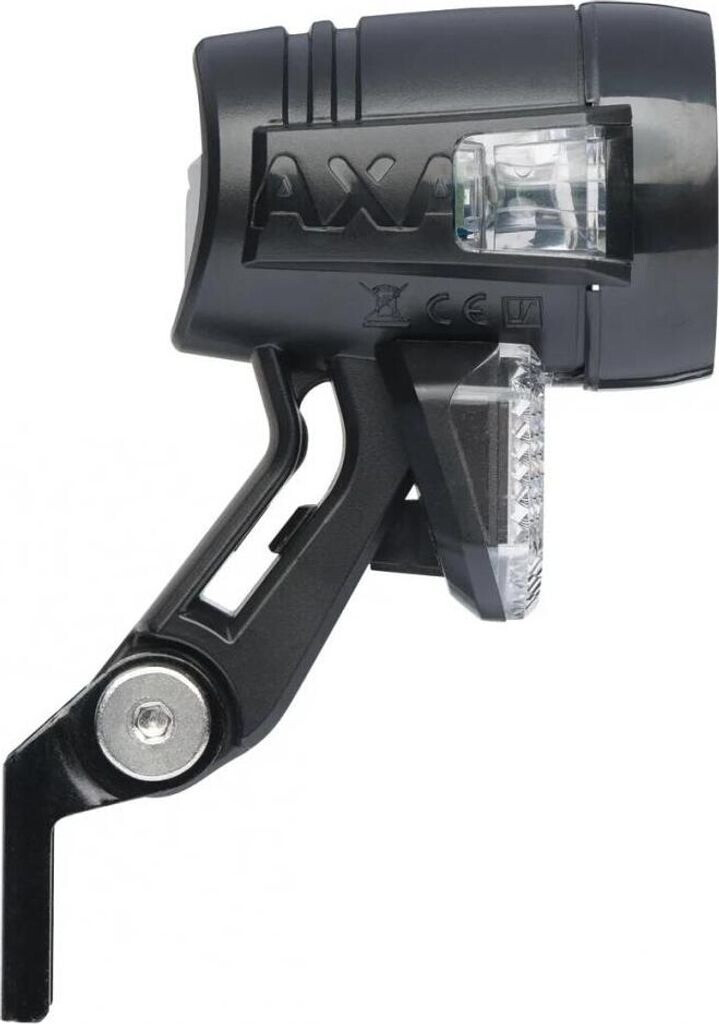 Faro LED AXA Blueline 30 E-Bike – 30 Lux, 6V DC, Omologazione Tedesca, Nero