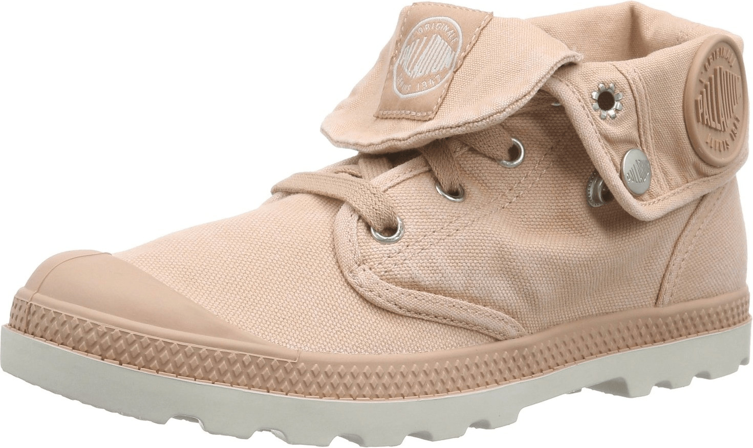 Palladium Baggy Low salmon pink/silver birch