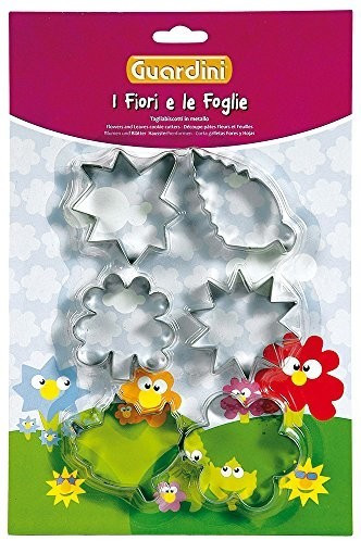 Guardini Lot de 6 emporte-pièces fleurs