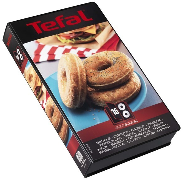 Coffret 2 Plaques Snack Collection Pl Bagels Eu Accessoire pour Donuts ou  Bagels Tefal
