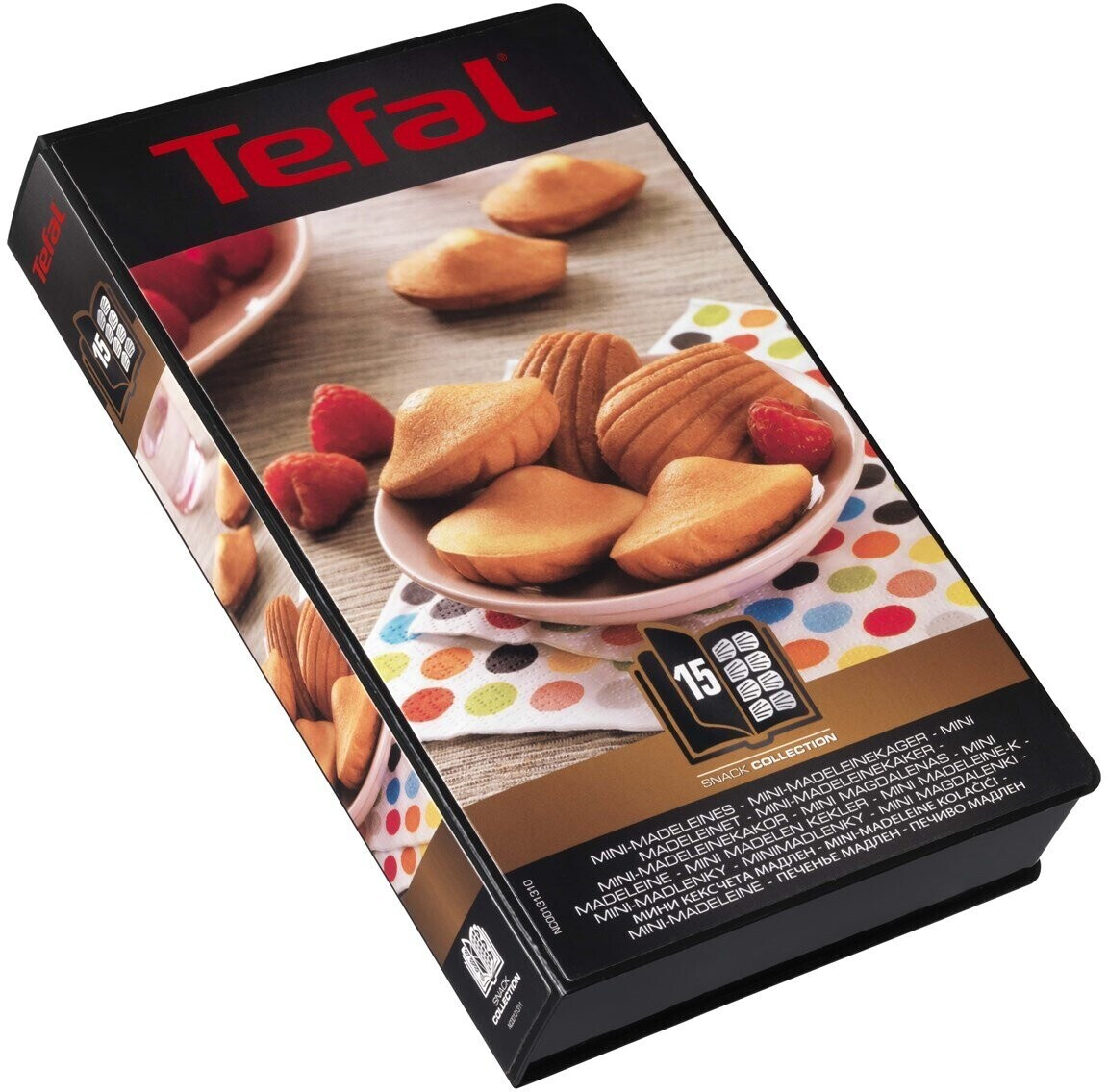 Coffret plaques mini madeleine pour snack collection Tefal - miss