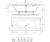 Ideal standard duo badewanne