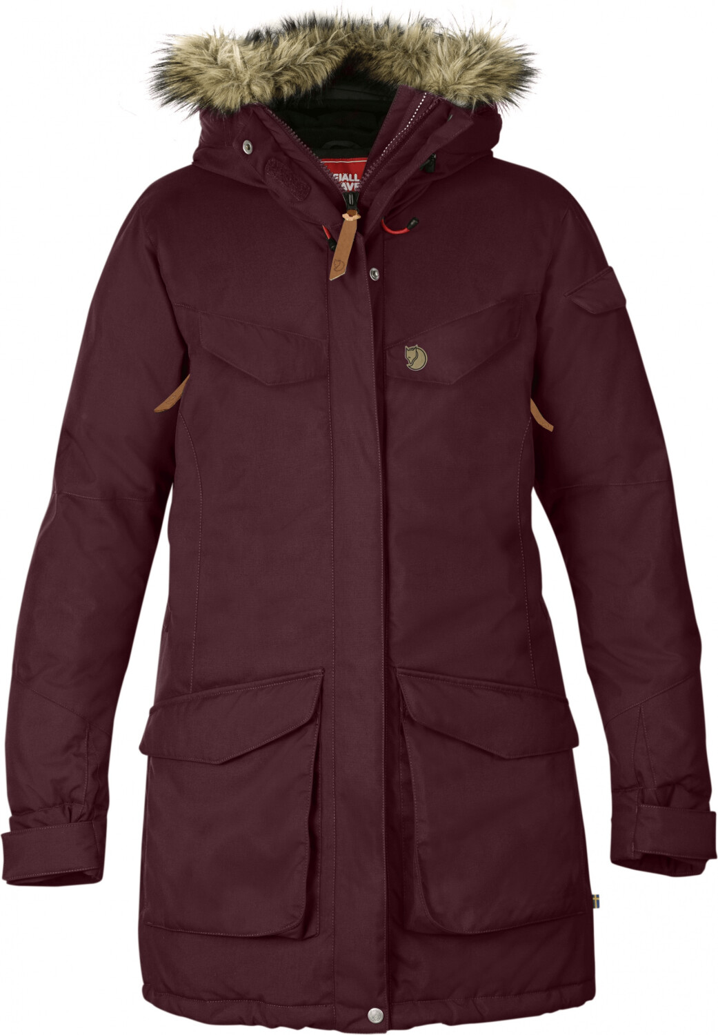 Fjällräven Nuuk Parka Women's Dark Garnet