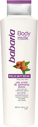 Babaria Sweet Almond Oil Body Milk (500 ml)