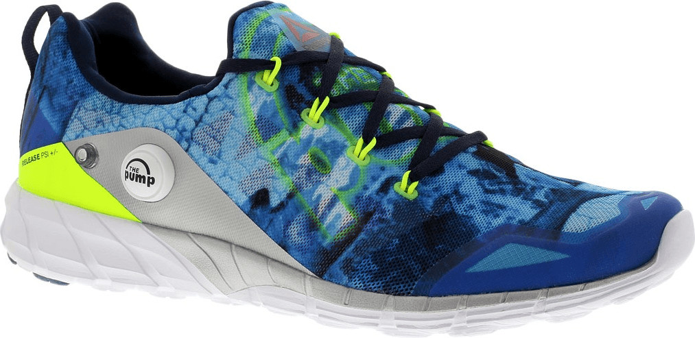 Reebok ZPump Fusion 2.0 Dunes rng wht/blk/mdngt blu/slr yel/col nvy