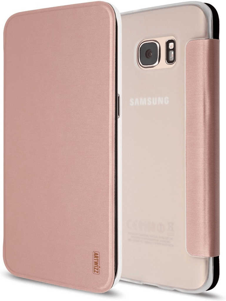 Artwizz Étui à rabat SmartJacket (Samsung Galaxy S7 Edge) or rose
