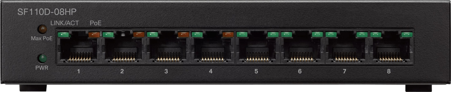 Photos - Switch Cisco Systems  Systems SF110D-08HP 