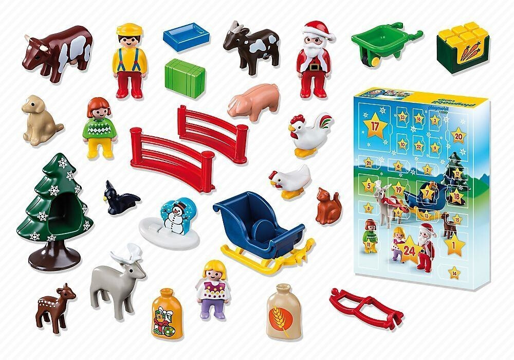 Soldes Playmobil Calendrier de l'Avent 1.2.3 Noël à la ferme (9009) 2024 au  meilleur prix sur