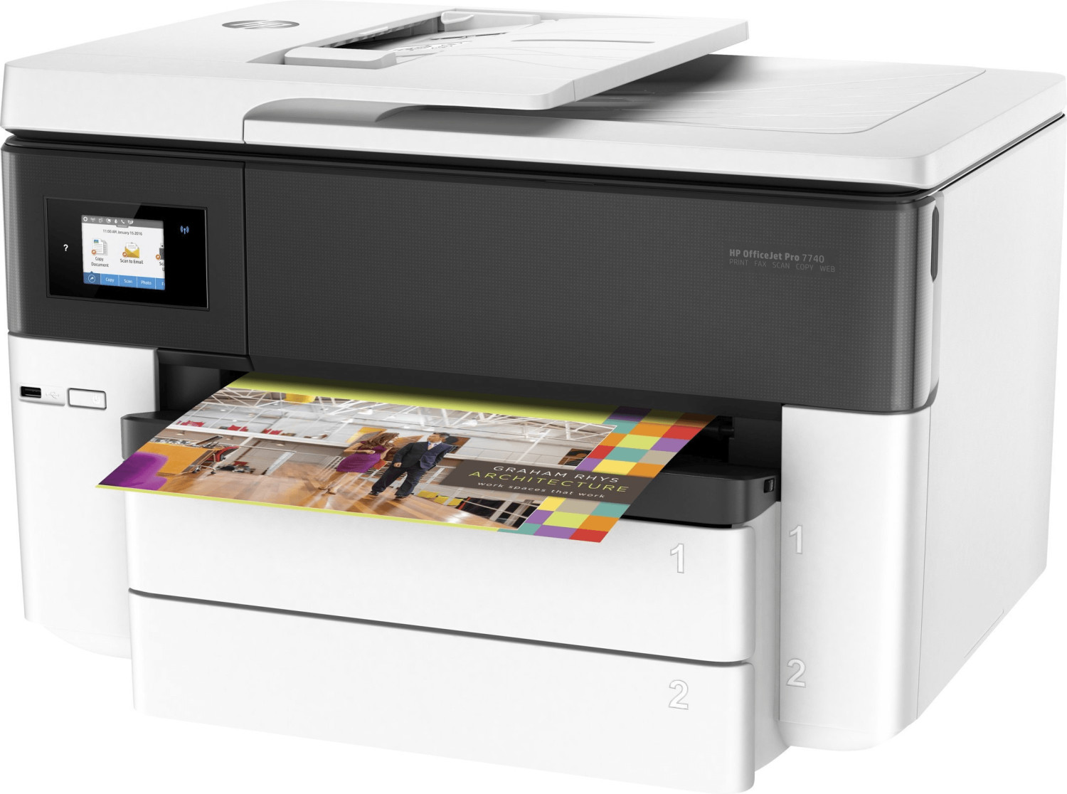 HP Stampante Multifunzione Wifi inkjet a colori A4 Stampa Copia Scanner  Airprint colore Bianco - 6232 Envy