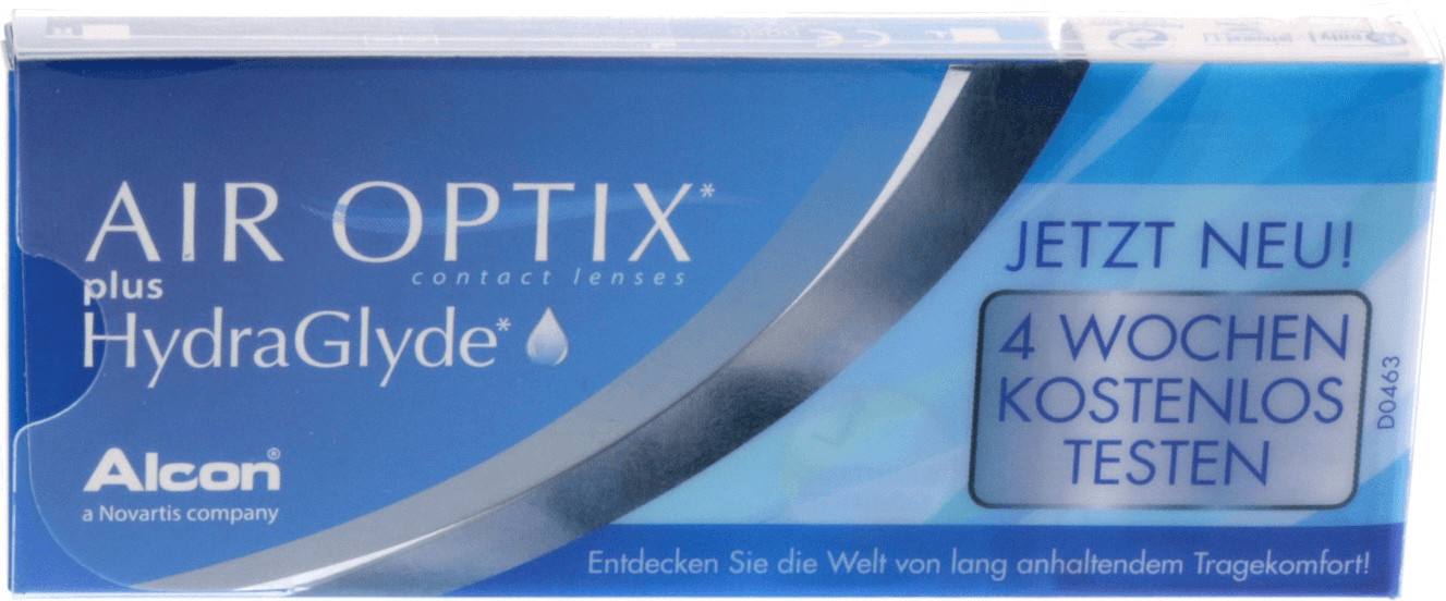 Alcon Air Optix Plus HydraGlyde (6 lentilles) +0,25