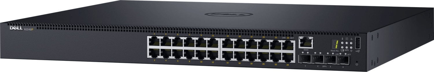Dell 24-Port Gigabit PoE Switch (N1524P)