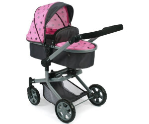 Poussette Combinée Pour Poupée Mika Stars Violet - Bayer Chic 2000, Pliable, Roues Pivotantes, 52 Cm Max