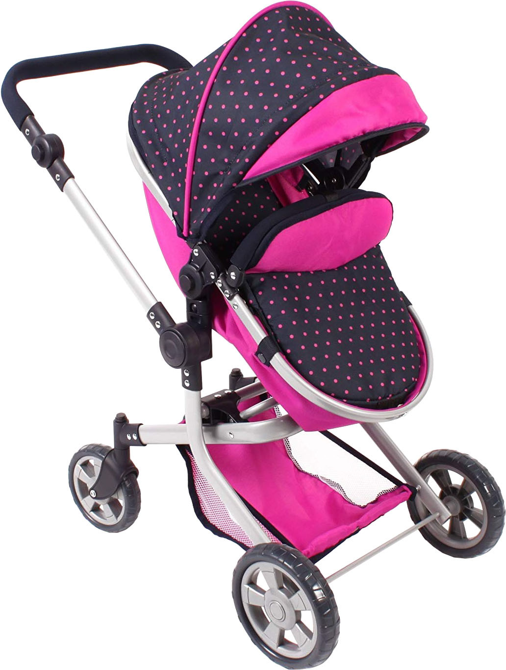 Bayer-Chic Mika dots navy pink