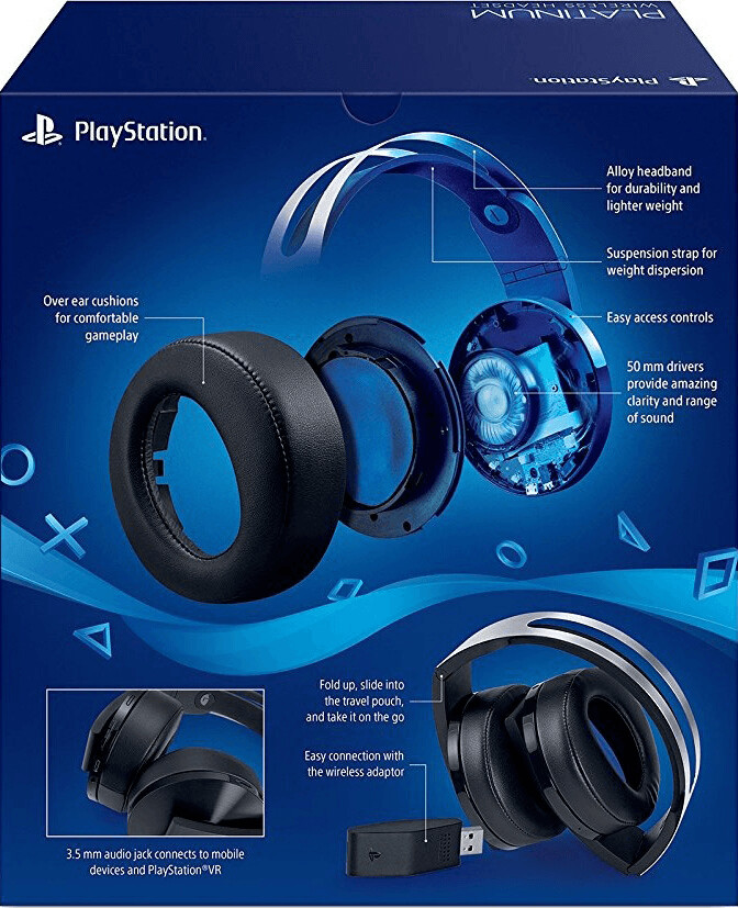 Buy Sony PlayStation Platinum Wireless Headset from £182.50 (Today