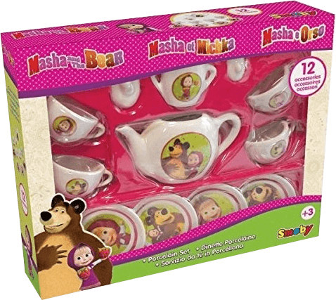 Smoby Dînette porcelaine Masha et Michka (310514)