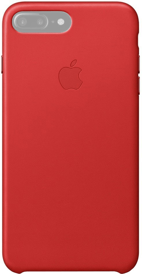 Apple Leather Case (iPhone 7 Plus) Red
