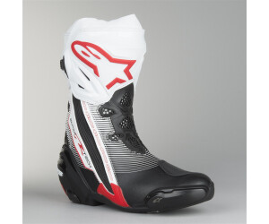 Alpinestars Bottes Supertech R ventil noir blanc rouge au