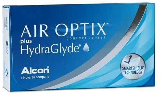 Photos - Glasses & Contact Lenses Alcon Air Optix Plus HydraGlyde -12.00  (3 pcs)