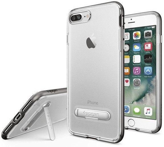 Spigen Crytal  Hybrid  Case (iPhone 7 Plus) gunmetal