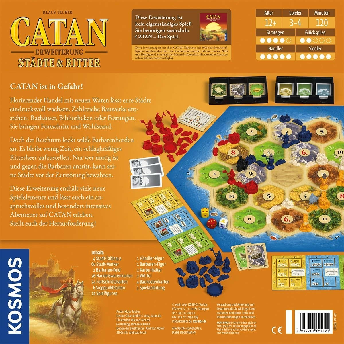 Die Siedler von Catan Erweiterung Städte & Ritter (695101) ab € 21,49 Preisvergleich bei