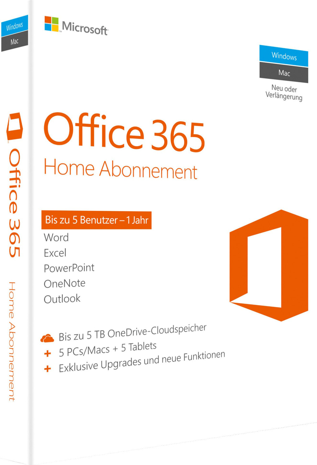 Microsoft Office 365 Home (DE) (1 Jahr)