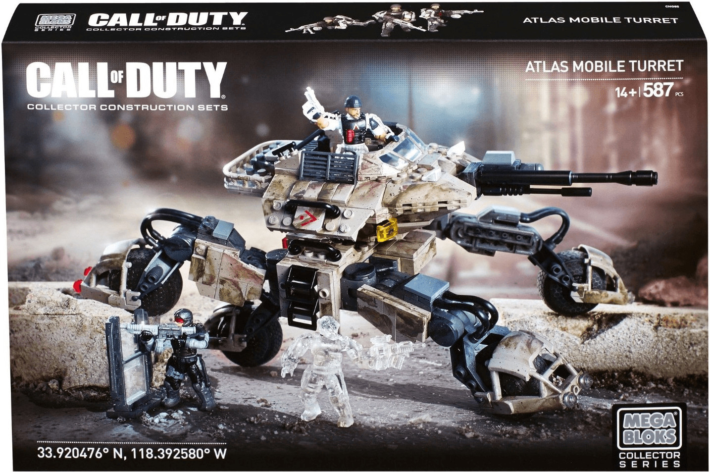 MEGA BLOKS Call of Duty - Atlas Mobile Turret (CNG85)