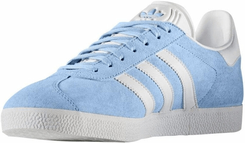 Adidas Gazelle clear sky/white/gold metallic