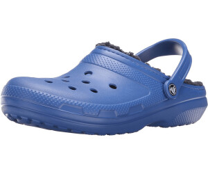 fur lined crocs light blue