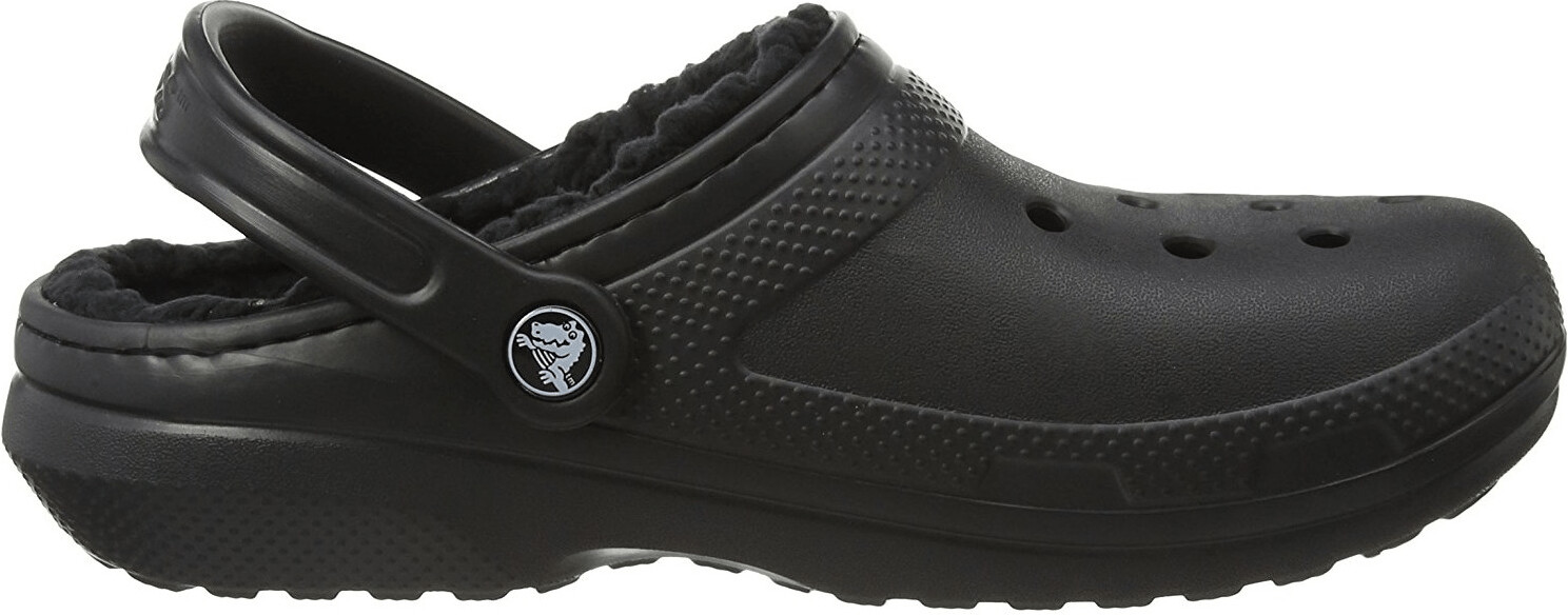 Buy Crocs Classic Fuzz Lined Clog black/black from £34.99 (Today ...